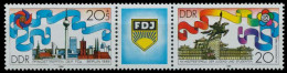 DDR ZUSAMMENDRUCK Nr WZd796 Postfrisch 3ER STR SB4889A - Se-Tenant