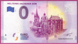 0-Euro XEKH 2019-1 # 0033 ! WELTERBE AACHENER DOM - Privatentwürfe