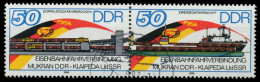 DDR ZUSAMMENDRUCK Nr WZd692 Gestempelt WAAGR PAAR X0BB32A - Se-Tenant