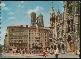 °°° 31057 - GERMANY - MUNCHEN - MARIENPLATZ MIT RATHAUS - 1967 With Stamps °°° - München