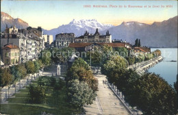 11731767 Montreux VD Place De La Rouvenaz Et La Dent Du Midi Montreux - Other & Unclassified