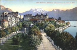 11731767 Montreux VD Place De La Rouvenaz Et La Dent Du Midi Montreux - Otros & Sin Clasificación