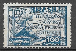 Brasil Brazil 1927 - C 019 - Centenário Dos Cursos Jurídicos - Oblitérés