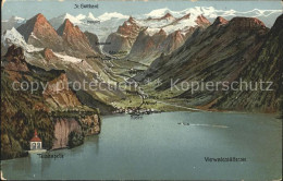 11729326 Vierwaldstaettersee SZ Mit St Gotthard Hospiz Tellskapelle Flueelen Bru - Sonstige & Ohne Zuordnung