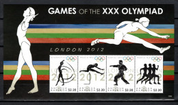 Antigua 2012 Olympic Games London Sheetlet MNH - Eté 2012: Londres
