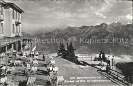 11729057 Stanserhorn Kulm Hotelterrasse Mit Unterwaldnerberge Stanserhorn - Sonstige & Ohne Zuordnung