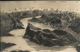 11728807 Buergenstock Und Umgebung Mit Alpenpanorama Buergenstock - Sonstige & Ohne Zuordnung
