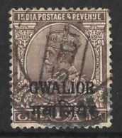 INDIA..." GWALIOR.."....KING GEORGE V..(1910-36..)......1a......SG89.....CDS.....VFU... - Gwalior