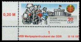 DDR 1986 Nr 3037 Postfrisch ECKE-ULI X0D27EA - Neufs