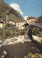 11719137 Bignasco Dorfpartie Bruecke Kirche Valle Maggia Bignasco - Other & Unclassified