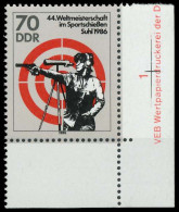 DDR 1986 Nr 3046 Postfrisch ECKE-URE X0D291E - Unused Stamps