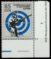 DDR 1986 Nr 3047 Postfrisch ECKE-URE X0D292A - Unused Stamps
