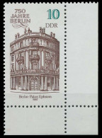 DDR 1987 Nr 3075 Postfrisch ECKE-URE SB69176 - Neufs