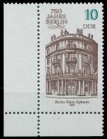 DDR 1987 Nr 3075 Postfrisch ECKE-ULI SB6916E - Unused Stamps