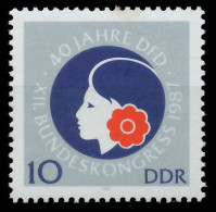 DDR 1987 Nr 3079 Postfrisch SB69202 - Neufs