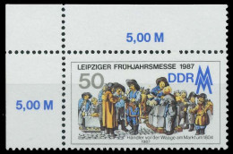 DDR 1987 Nr 3081 Postfrisch ECKE-OLI X0D2C6A - Neufs