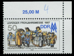 DDR 1987 Nr 3081 Postfrisch ECKE-ORE X0D2C92 - Unused Stamps