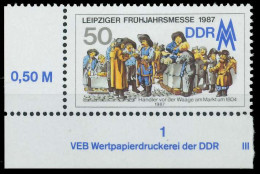 DDR 1987 Nr 3081 Postfrisch ECKE-ULI X0D2CAA - Neufs