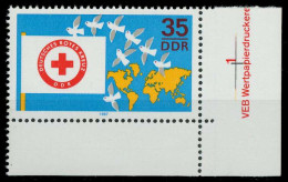 DDR 1987 Nr 3088 Postfrisch ECKE-URE X0D2D62 - Neufs