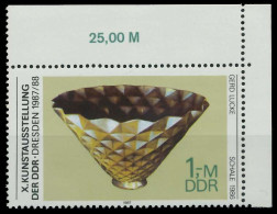 DDR 1987 Nr 3127 Postfrisch ECKE-ORE SB6FF8A - Ungebraucht