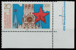 DDR 1987 Nr 3131 Postfrisch ECKE-URE X0D99DA - Unused Stamps