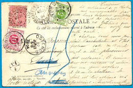 CPA (78 Rambouillet, France) Réexpédition Vers Anvers, Taxe à OSTENDE * Marcophilie Cachets - Storia Postale