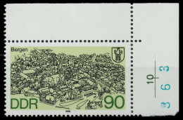 DDR 1988 Nr 3165 Postfrisch ECKE-ORE X0DDD9A - Unused Stamps