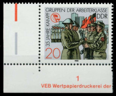 DDR 1988 Nr 3180 Postfrisch ECKE-ULI X0DDED2 - Ungebraucht