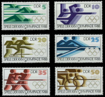DDR 1988 Nr 3183-3188 Postfrisch SB74CB6 - Nuevos