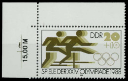 DDR 1988 Nr 3185 Postfrisch ECKE-OLI X0DDF1A - Ungebraucht