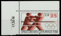 DDR 1988 Nr 3187 Postfrisch ECKE-OLI X0DDF26 - Ungebraucht