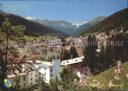 11715726 Davos GR Mit Tinzenhorn Und Piz Mitgel Davos Platz - Other & Unclassified