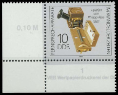 DDR 1989 Nr 3226-dgz Postfrisch ECKE-ULI X0DE3D2 - Neufs