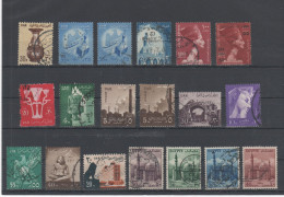 Egypt, Lot Of 19 Used Stamps - Ägypten, Kleines Lot Gestempelter Marken - Oblitérés