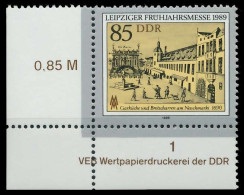 DDR 1989 Nr 3236 Postfrisch ECKE-ULI X0E3C0E - Ungebraucht