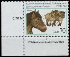 DDR 1989 Nr 3263 Postfrisch ECKE-ULI X0E3F4A - Ungebraucht