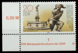 DDR 1989 Nr 3265 Postfrisch ECKE-ULI X0E4016 - Nuovi