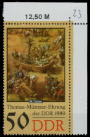 DDR 1989 Nr 3272 Postfrisch ECKE-ORE X0E407A - Unused Stamps