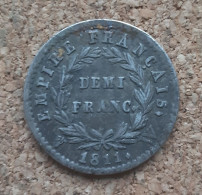 (W005) - Napoléon Ier - 1/2 Franc 1811 W - 1/2 Franc