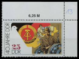 DDR 1989 Nr 3282 Postfrisch ECKE-ORE X0E41CE - Neufs