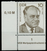 DDR 1990 Nr 3300 Postfrisch ECKE-ULI SB7B89A - Ungebraucht