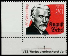 DDR 1990 Nr 3310 Postfrisch ECKE-ULI SB7B90E - Unused Stamps