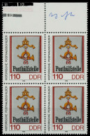 DDR 1990 Nr 3305 Postfrisch VIERERBLOCK ORA X0E8C26 - Ungebraucht