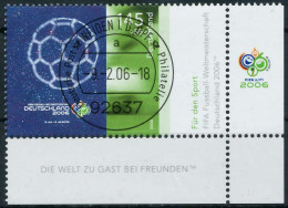 BRD BUND 2006 Nr 2521 Zentrisch Gestempelt ECKE-URE X34A71E - Used Stamps