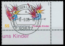 BRD BUND 2005 Nr 2486 Zentrisch Gestempelt ECKE-URE X393D1E - Used Stamps