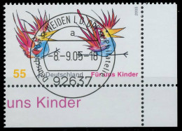 BRD BUND 2005 Nr 2486 Zentrisch Gestempelt ECKE-URE X393D1E - Usados