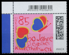 BRD BUND 2022 Nr 3676 Postfrisch ECKE-OLI X521F56 - Unused Stamps