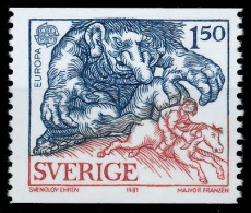 SCHWEDEN 1981 Nr 1141 Postfrisch S1D7B5A - Neufs