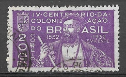 Brasil Brazil 1932 - 4º Centenário Da Fundação De S. Vicente - RHM C43 - Usados