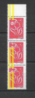 Lamouche TVP Rouge ITVF Type II YT 3734f : Saut De Phospho Et 2 Bandes Phospho à Gauche Et à Cheval. Rare, Voir Le Scan. - Unused Stamps